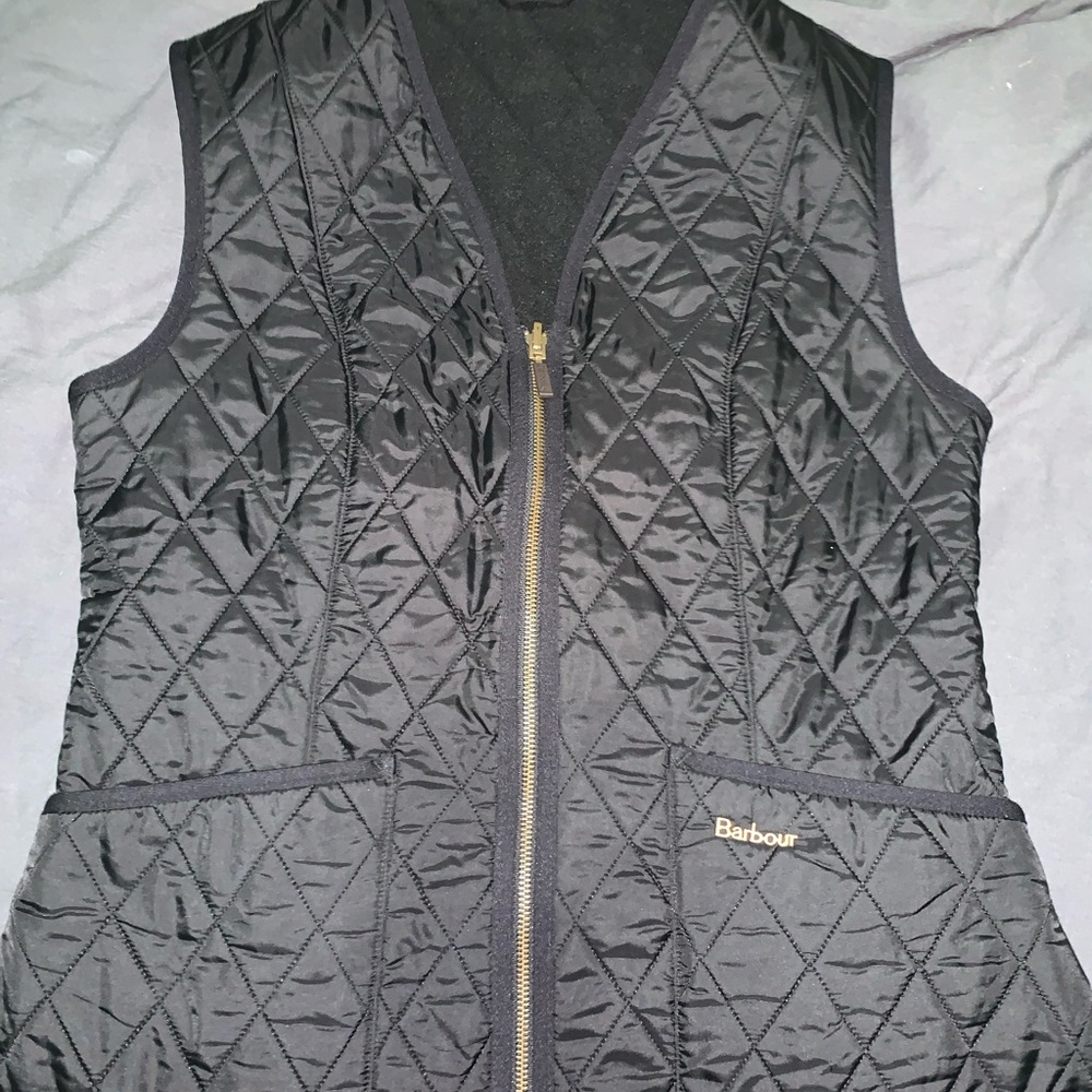 Black Barbour vest, great condition! Size 10
